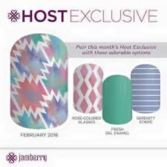 JAMBERRY Nail Wraps - Rose Colored Glasses - Picture 9 of 9